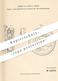 Original Patent - Josef Von Götz , Wien , Österreich , 1900 , Sperre Und Auslöser Für Vorschaltwerk | Bahnschranke !!! - Historische Dokumente