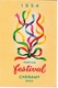 Calendrier 1954 Festival Cheramy Paris Parfum Parfumeur Parfumerie Romainville Madeleine Maroquinerie Parfumerie - Other & Unclassified