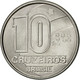 Monnaie, Brésil, 10 Cruzeiros, 1991, SUP, Stainless Steel, KM:619.1 - Brésil