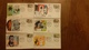 Premier Jour  FDC.. CELEBRITES  1963/ AMYOT / VAUQUELIN / L HOSPITAL / MARIVAUX / DE VIGNY / DAVIEL / MEHUL - Ohne Zuordnung