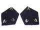 Ecusson Militaire Tissu/Patch - 46ème Régiment D'Infanterie (Paire Pattes De Col)- Military Badges P.V. - Ecussons Tissu