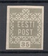 ESTLAND ESTONIA 1918/1919 Michel 3 D Olivgrau Olive Gray * - Estland