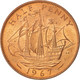 Monnaie, Grande-Bretagne, Elizabeth II, 1/2 Penny, 1967, SPL, Bronze, KM:896 - C. 1/2 Penny