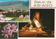 CARTOLINA: SALUTI DA ASIAGO (VI) - F/G - COLORI - VIAGGIATA  - LEGGI - Altri & Non Classificati