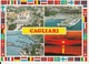 CARTOLINA: CAGLIARI (VEDUTINE) - F/G - COLORI - VIAGGIATA  - LEGGI - Cagliari