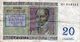 Billet Belge De 20 Francs Le 02-04-1956 Signature B Portrait R.de Lassus En T B - 20 Francs