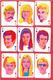 ATLANTA JEU 54 CARTES POP ART 1968 JOHNNY HALLYDAY SYLVIE VARTAN SHEILA FRANCOISE HARDY JACQUES DUTRONC CLAUDE FRANCOIS - 54 Cards