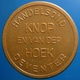 KB244-1 - KNOP EN VAN DER HOEK - Deventer - Bz 22.5mm - Koffie Machine Penning - Coffee Machine Token - Profesionales/De Sociedad