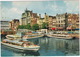 Amsterdam: BEDFORD CALV, VW 1200 KÄFER/COX, RENAULT 10, OPEL KAPITÄN - 'PHILIPS' NEON, 'Meyer's CANALBOATS - Damrak - Toerisme