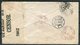 Delcampe - 1916-18 USA 3 X Censor Uprated Stationery Covers - Denmark. Copenhagen Odense Hvam - Covers & Documents