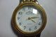 OROLOGIO POLSO VINTAGE KLEVIS QUARTZ JAPAN 18K GOLD PLATED FERMO DA TEMPO - Orologi Da Polso