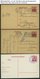 SAMMLUNGEN, LOTS 1914-18, 16 Verschiedene Ganzsachenkarten Und Ein Kartenbrief, Ungebraucht Und Gebraucht, Feinst/Pracht - Besetzungen 1914-18