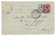 1905 - RARE REPIQUAGE ARTISANAL " CONTROLEUR DES COQS " (MARIAGE) Sur CARTE POSTALE ENTIER SEMEUSE CHARLEVILLE ARDENNES - Overprinter Postcards (before 1995)