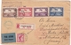 RARE + + / PAR AVION / DURCH FLUGPOST /RECOMMANDE / LUXEMBOURG / EINSCHREIBEN LUFTPOST 1923 - Lettres & Documents