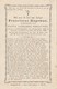 GEBOREN TE KIELDRECHT 1824+1888 FRANCISCUS HAGEMAN. - Religion &  Esoterik
