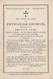 GEBOREN TE CALCKEN 1806+1886 PETRUS DE GROEVE. - Religion & Esotérisme