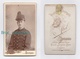 Photo Cdv D'un Militaire, 1 Sur Col, Photographe Abel, Bourges - Guerre, Militaire