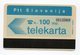 Ptt Slovenija - Telekarta -  100 Imp. - Slovenië