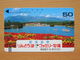 Japon Japan Free Front Bar, Balken Phonecard / 110-9740 / Landscape / Flowers Lake / Bars On Rearside - Landschappen