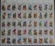 US 1982 Large Sheet,State Birds & Flowers 50 Stamps 20¢ Scott # 1953-2002,VF MNH** - Ganze Bögen