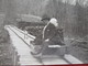 RPPC Man On Rail Cart        Ref 3230 - To Identify