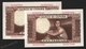 Banknote Spain -  100 Pesetas – April 1953 – Julio Romero De Torres – Correlative Pair – Condition VF – Pick 145a - 100 Pesetas