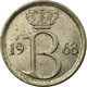 Monnaie, Belgique, 25 Centimes, 1968, Bruxelles, TB+, Copper-nickel, KM:153.1 - 25 Cent