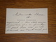 Carte De Visite Mr George Scheurer, Envoyée à L'occasion De Condoléances, écrite De Colmar En Date Du 8 Avril 1913 - Visiting Cards