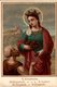 CHROMO  IMAGE RELIGIEUSE CHICOREE BLEU-ARGENT ARLETTE & Cie CAMBRAI SAINTE ELISABETH - Images Religieuses