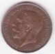 Grande-Bretagne 1 Farthing 1925 , George V - B. 1 Farthing