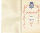 Vichy Calendrier De 1920 édité Par A. Raymond Imprimeur Document En Très Bon état Et Complet - Petit Format : 1901-20