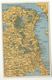 Old Postcard MAP DENMARK HELSINGOR COPENHAGEN GILLELEJE HILLEROD - Dinamarca