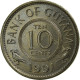 Monnaie, Guyana, 10 Cents, 1991, SPL, Copper-nickel, KM:33 - Guyana