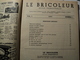 LE BRICOLEUR N° 13 DE 1957 TABOURETS MODERNES / BERGERE DE STYLE RUSTIQUE / CONSOLE MODERNE / AMEUBLEMENT EN BAMBOU / L - Other & Unclassified