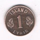 1 EYRIR 1957 IJSLAND /2486/ - Iceland