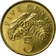 Monnaie, Singapour, 5 Cents, 2005, Singapore Mint, TTB, Aluminum-Bronze, KM:99 - Singapore