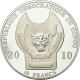 Monnaie, CONGO, DEMOCRATIC REPUBLIC, 10 Francs, 2010, SPL, Silver Plated Copper - Congo (Democratische Republiek 1998)