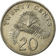 Monnaie, Singapour, 20 Cents, 1997, Singapore Mint, TB+, Copper-nickel, KM:101 - Singapour
