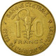 Monnaie, West African States, 10 Francs, 1979, TTB, Aluminum-Nickel-Bronze - Côte-d'Ivoire