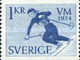 MH STAMPS Sweden - Nordic World Ski Championships  -1954 - Unused Stamps