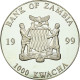 Monnaie, Zambie, 1000 Kwacha, 1999, British Royal Mint, FDC, Silver Plated - Zambie