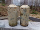 WWII LOT 2x German Stockmine M43 Beton Concrete Mine (Neutralisé) - Armas De Colección