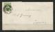 1869-83 - COB N° 30 - Dent: 15 - (o) Oblitération SIMPLE CERCLE VERVIERS (STATION) Sur Lettre Pour ENSIVAL 12/01/1877 - 1869-1883 Léopold II