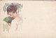 Cpa 2 Scans Illustrateur A Terzi Femme Art Nouveau - Sonstige & Ohne Zuordnung