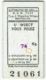 Ancien Ticket De Pesée. Balance. Pèse-Personne. Automates Belges. 1956. - Autres & Non Classés