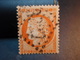 TIMBRE TYPE CERES 40C ORANGE, TIMBRE OBLITERE 1870 Numéroté - 1870 Siege Of Paris