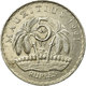 Monnaie, Mauritius, 5 Rupees, 1991, TB+, Copper-nickel, KM:56 - Maurice
