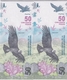 PAREJA CORRELATIVA DE ARGENTINA DE 50 PESOS DE UN CONDOR SIN CIRCULAR - UNCIRCULATED (BANKNOTE) - Argentina