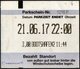 GERMANY FUSSEN 2017 - BOOTSHAFEN - CAR WASH - PARKING TICKET - Biglietti D'ingresso