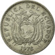 Monnaie, Équateur, 20 Centavos, 1978, TTB, Nickel Plated Steel, KM:77.2a - Ecuador